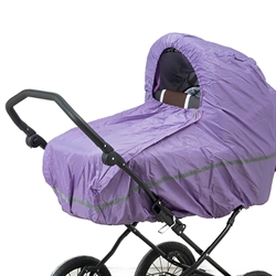 BabyTrold Regnig barnvagn Lila
